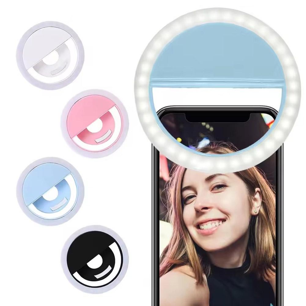 Photography Lighting Description - Lampu Cincin Selfie Clip On Isi