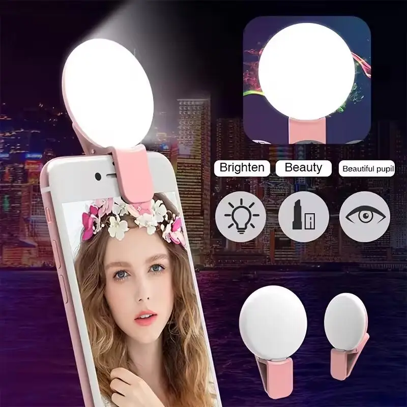 Photography Lighting Description - Lampu Cincin LED Mini Portabel untuk
