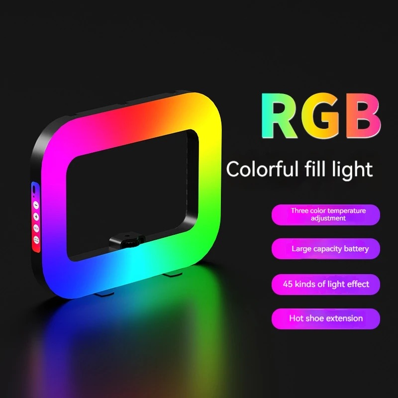 Lampu Cincin RGB Portabel untu - Photography Lighting Handheld ulasan dan harga