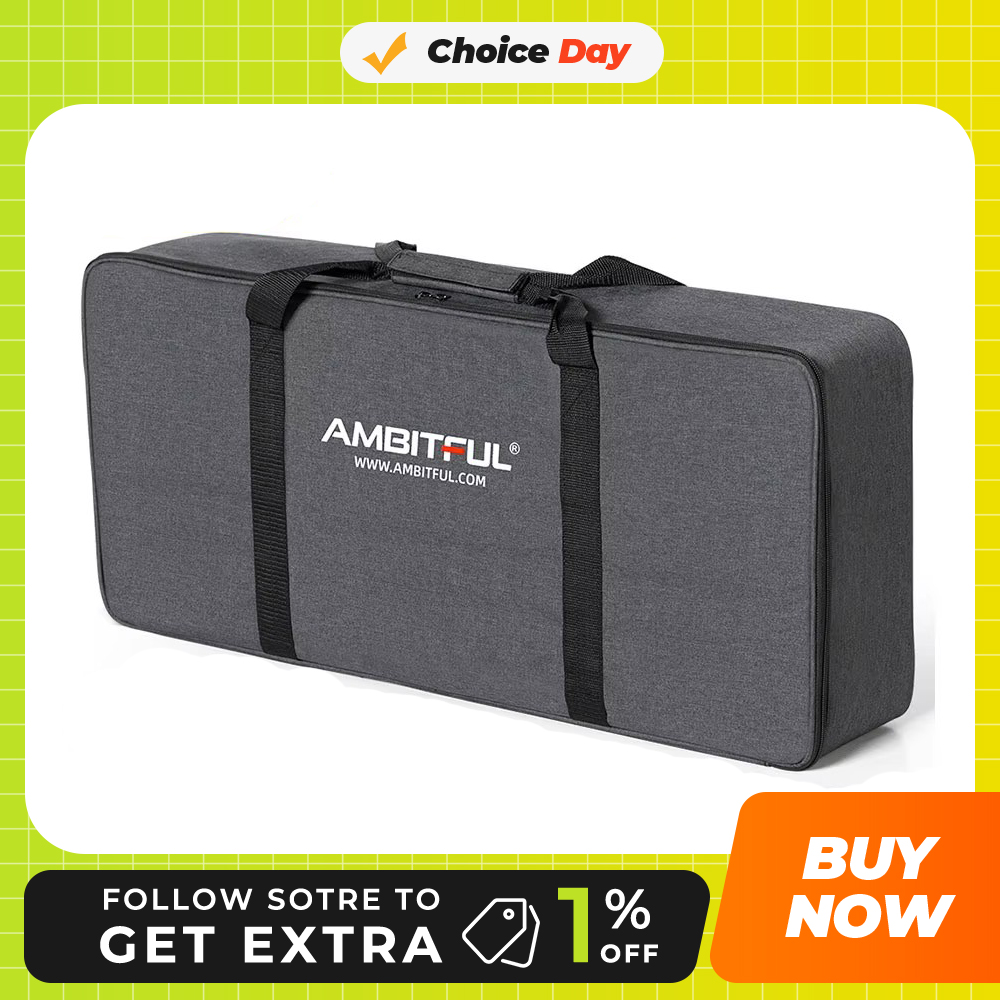 Tas Jinjing Portabel AMBITFUL  - Photography Lighting Kit Portable ulasan dan harga