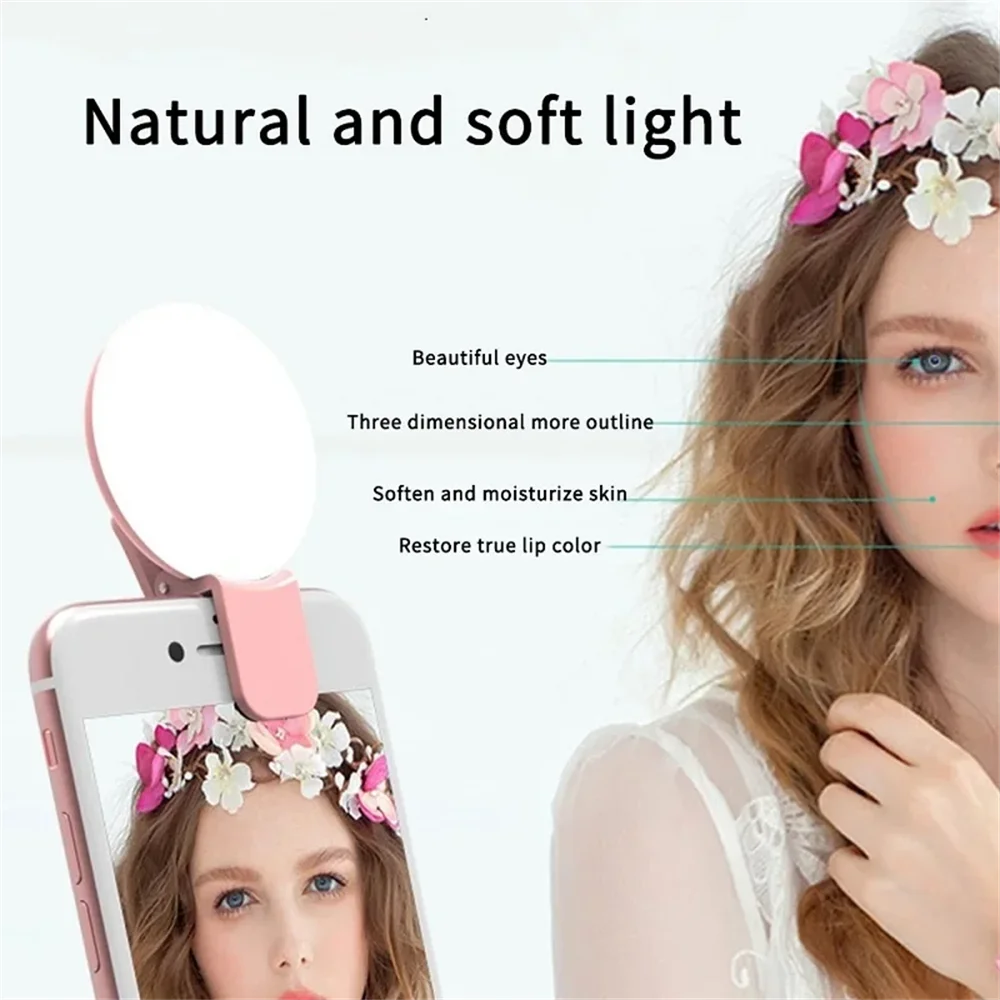 Lampu Cincin LED Mini Portabel - Photography Lighting Description ulasan dan harga