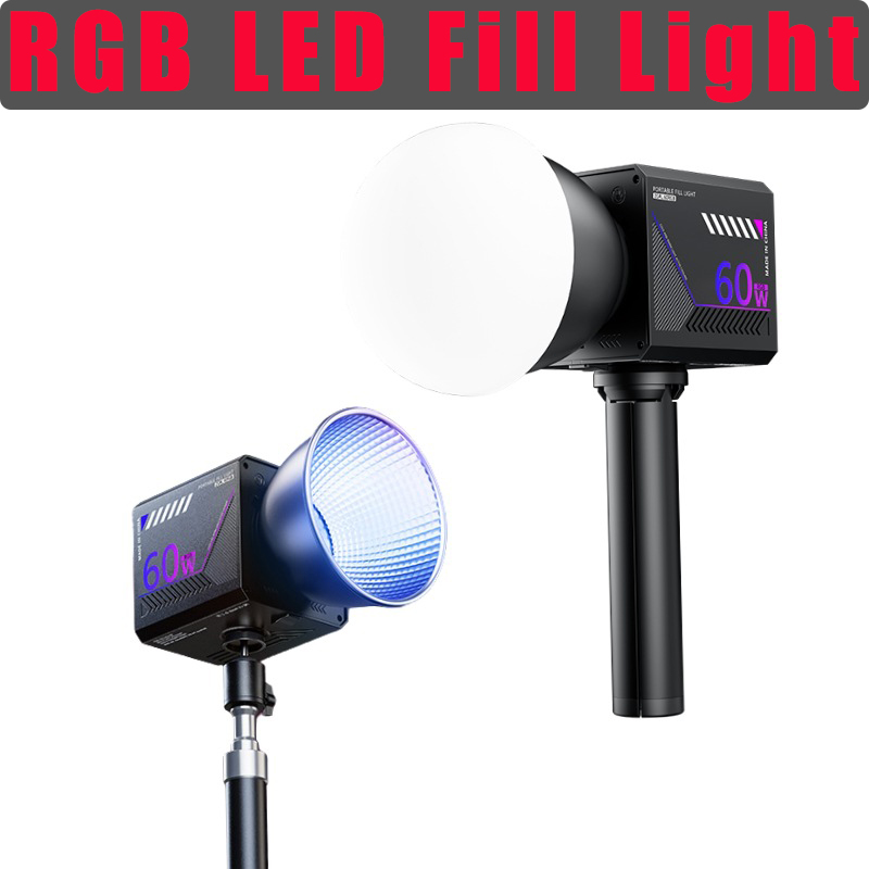 Lampu Video RGB 60W Portabel L - Photography Lighting Meter ulasan dan harga