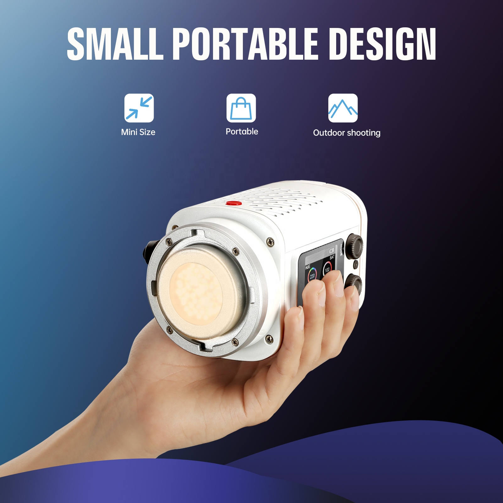 JINBEI EF-60BI 60w Pencahayaan - Photography Lighting Handheld ulasan dan harga