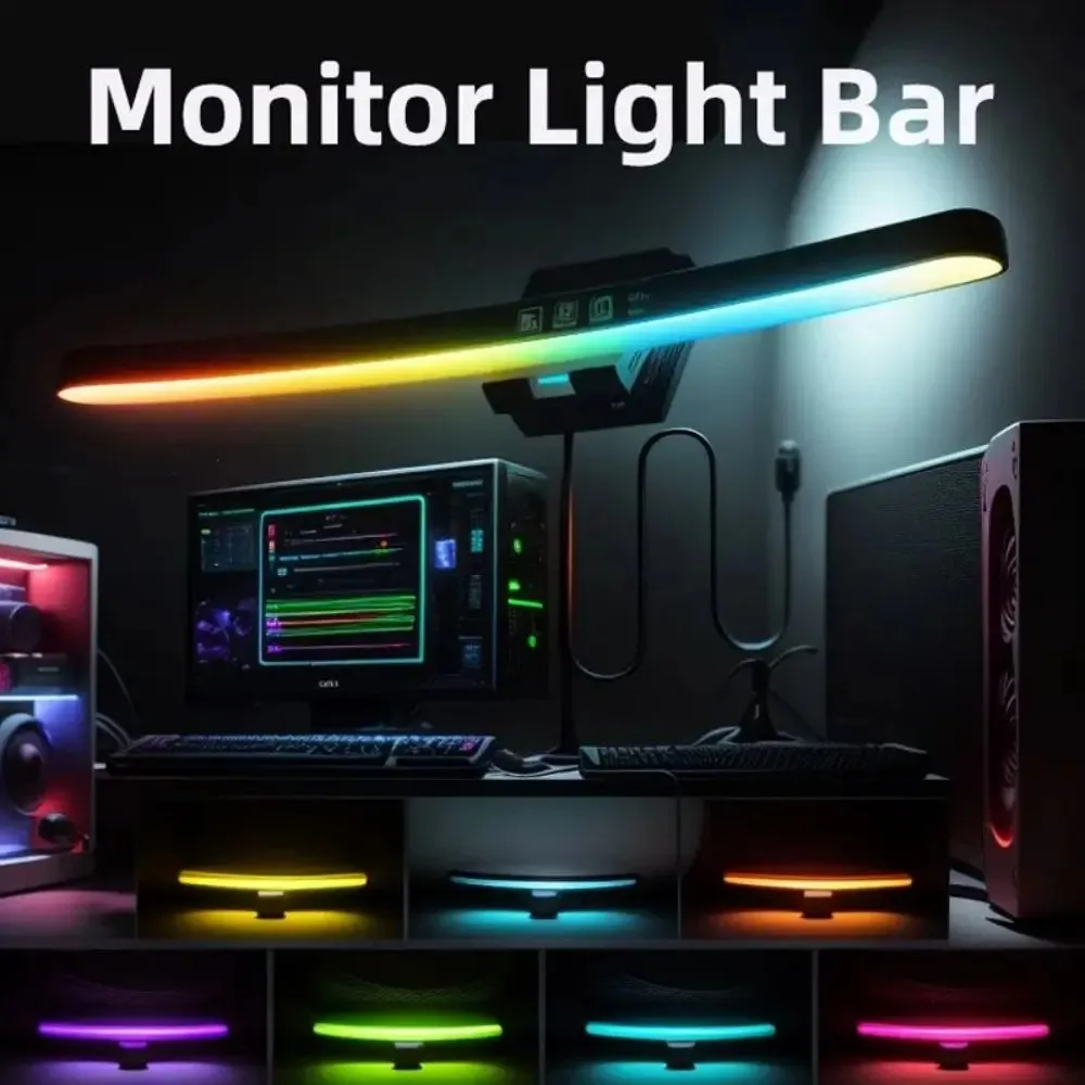 Lampu Monitor Komputer RGB Rit - Photography Lighting Game ulasan dan harga